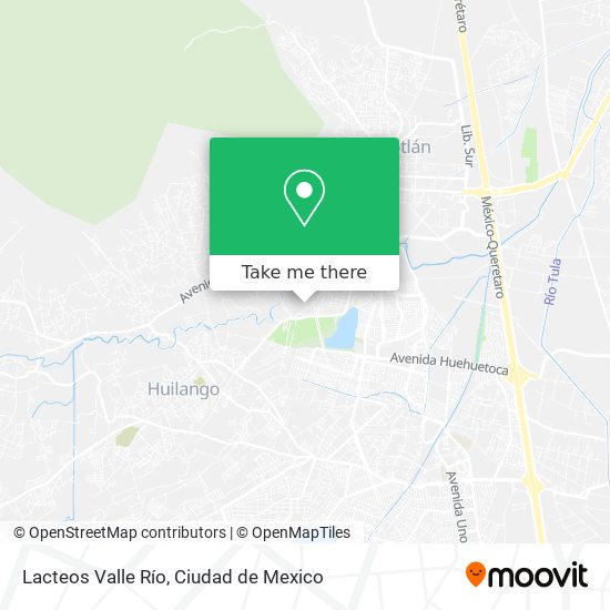 Mapa de Lacteos Valle Río
