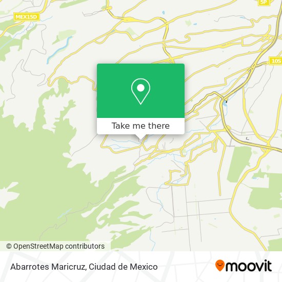 Abarrotes Maricruz map