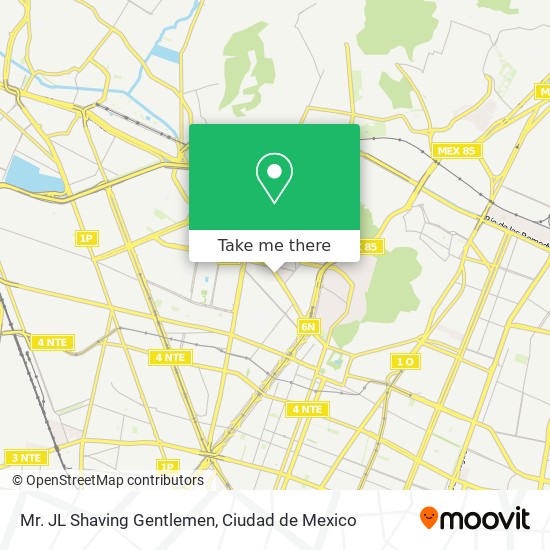 Mr. JL Shaving Gentlemen map