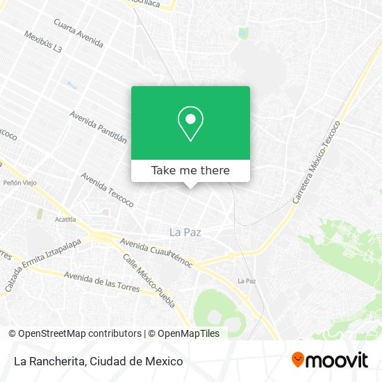 La Rancherita map