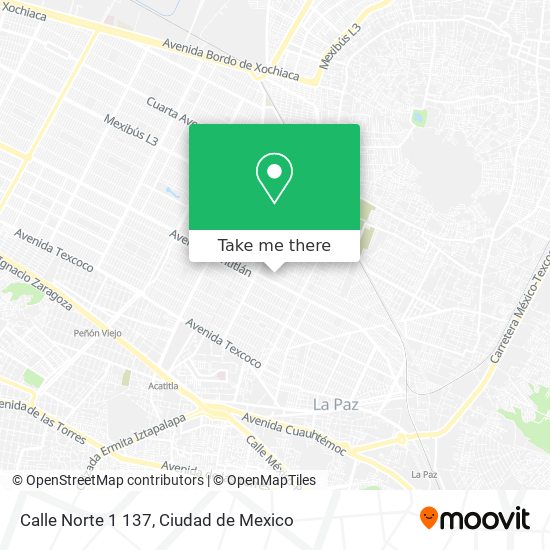 Calle Norte 1 137 map