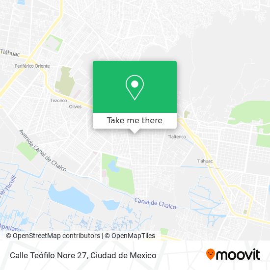 Mapa de Calle Teófilo Nore 27