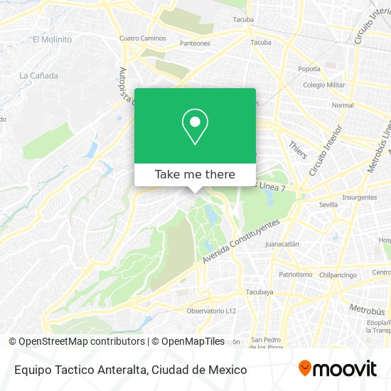 Equipo Tactico Anteralta map