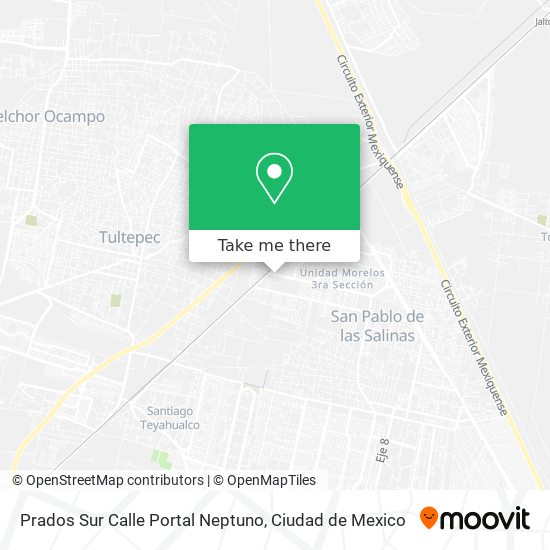 Prados Sur Calle Portal Neptuno map