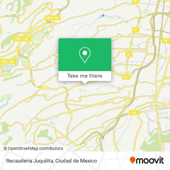 Recauderia Juquilita map