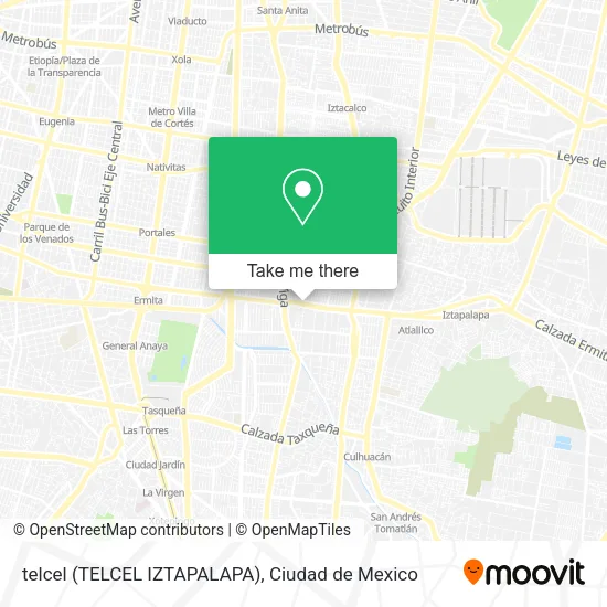 telcel (TELCEL IZTAPALAPA) map