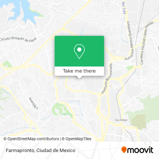 Farmapronto map
