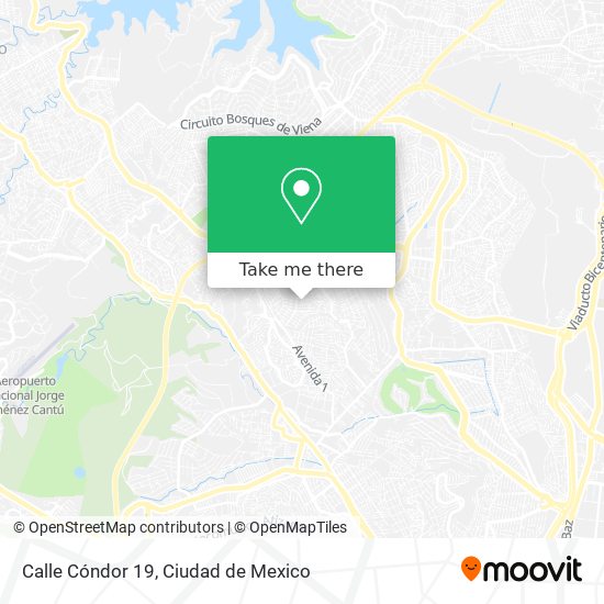 Calle Cóndor 19 map