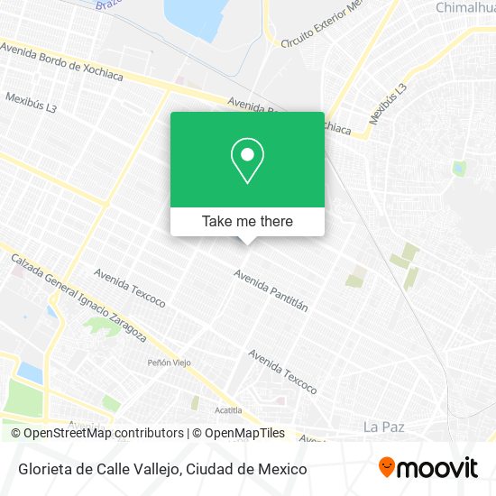 Mapa de Glorieta de Calle Vallejo