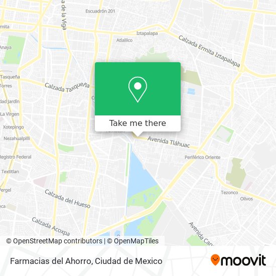 Farmacias del Ahorro map