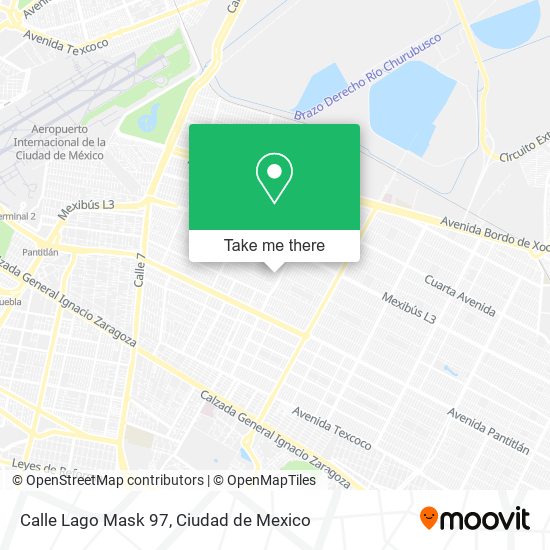 Calle Lago Mask 97 map