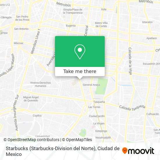 Starbucks (Starbucks-Division del Norte) map