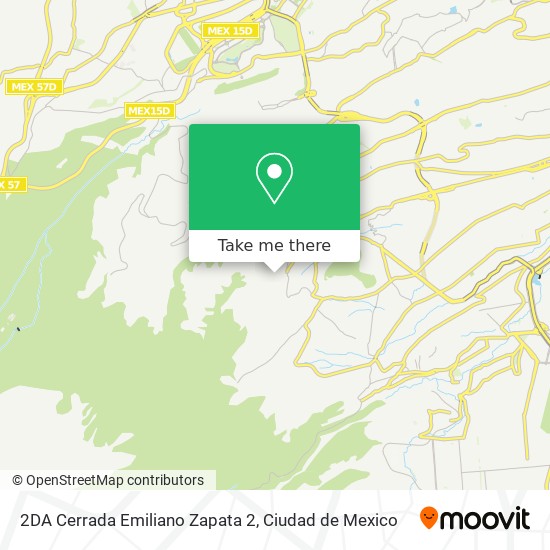 Mapa de 2DA Cerrada Emiliano Zapata 2