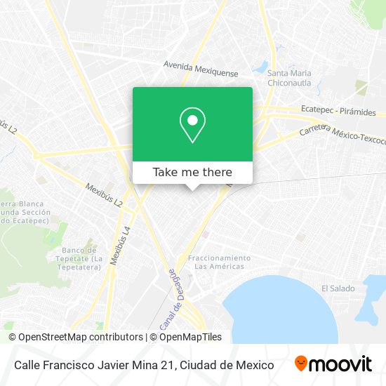 Mapa de Calle Francisco Javier Mina 21