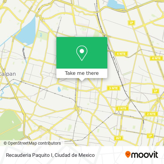 Recauderia Paquito I map