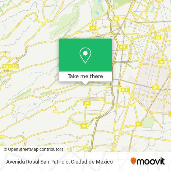 Mapa de Avenida Rosal San Patricio