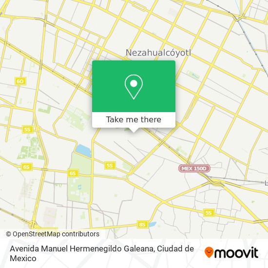 Avenida Manuel Hermenegildo Galeana map