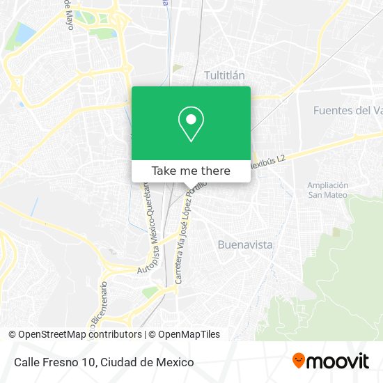 Mapa de Calle Fresno 10