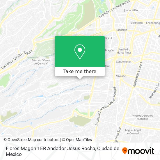 Flores Magón 1ER Andador Jesús Rocha map