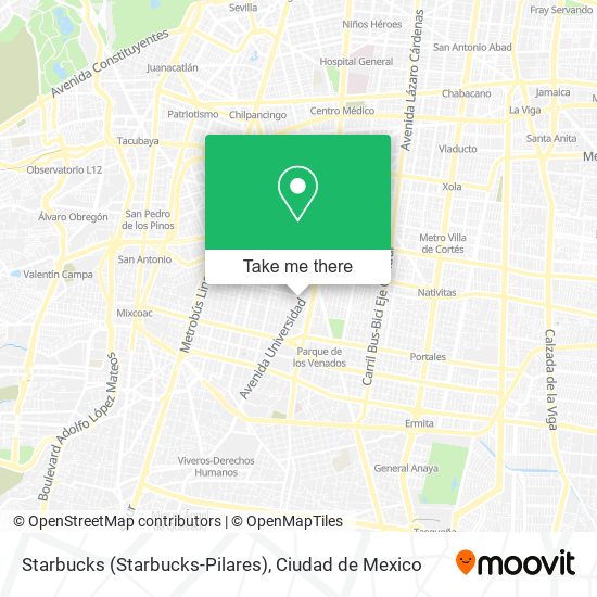 Starbucks (Starbucks-Pilares) map