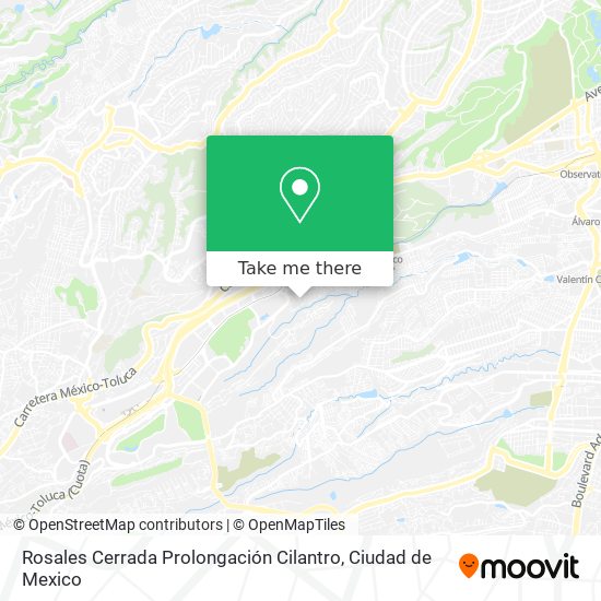 Rosales Cerrada Prolongación Cilantro map