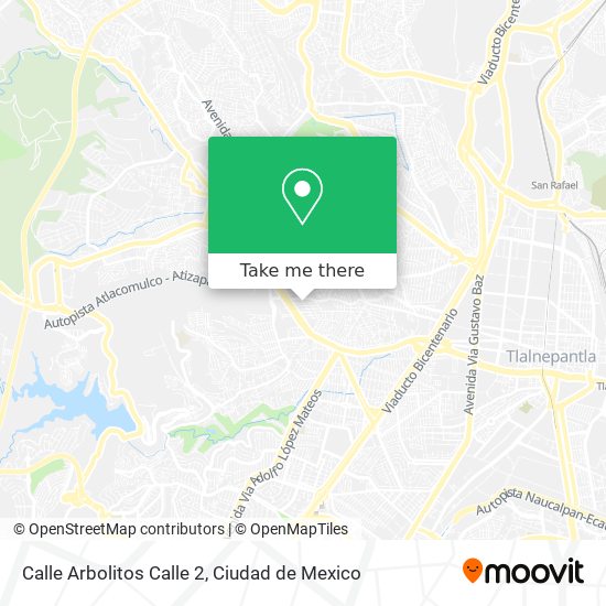 Mapa de Calle Arbolitos Calle 2