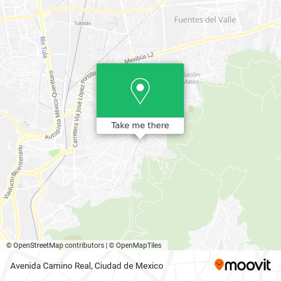 Avenida Camino Real map