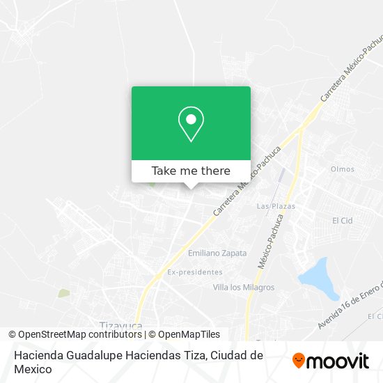 Hacienda Guadalupe Haciendas Tiza map