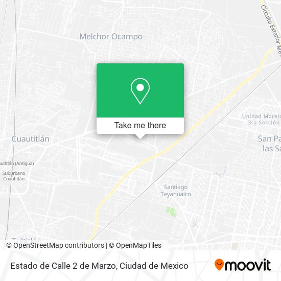 Mapa de Estado de Calle 2 de Marzo