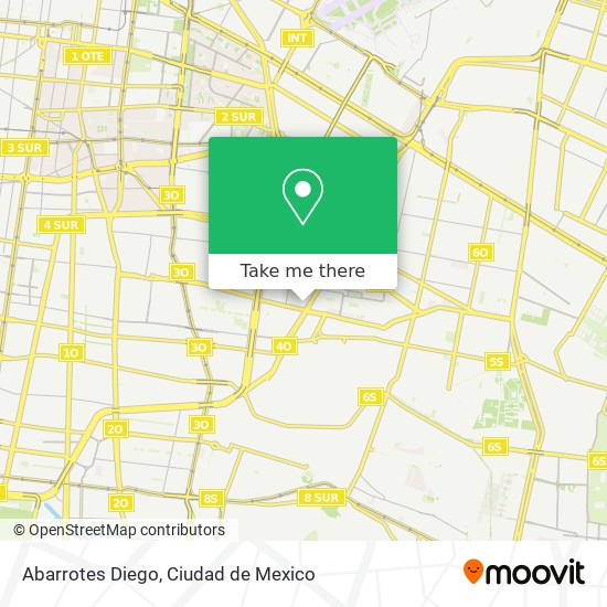 Abarrotes Diego map