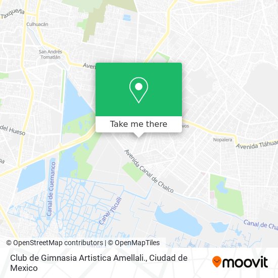 Mapa de Club de Gimnasia Artistica Amellali.