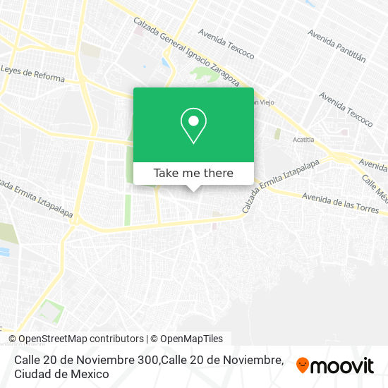 Calle 20 de Noviembre 300,Calle 20 de Noviembre map