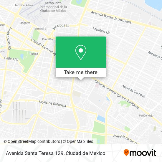 Avenida Santa Teresa 129 map