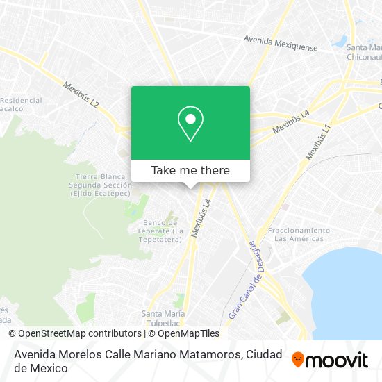 Avenida Morelos Calle Mariano Matamoros map