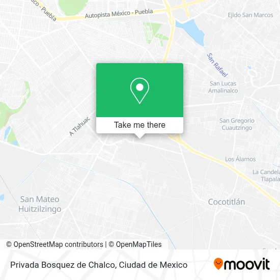 Privada Bosquez de Chalco map