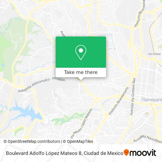 Mapa de Boulevard Adolfo López Mateos 8