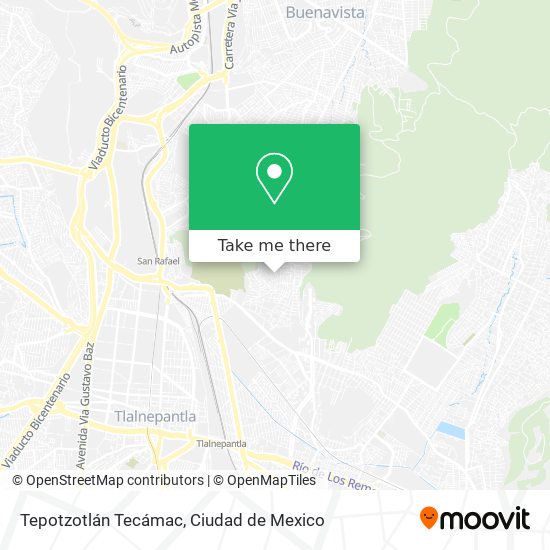 Tepotzotlán Tecámac map