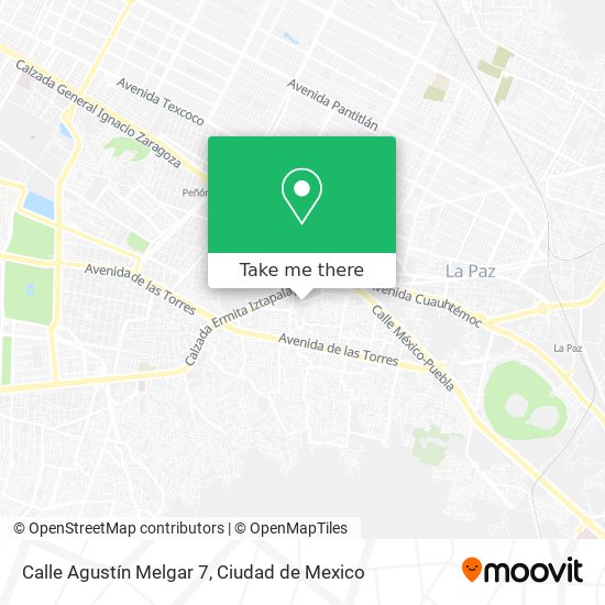 Mapa de Calle Agustín Melgar 7