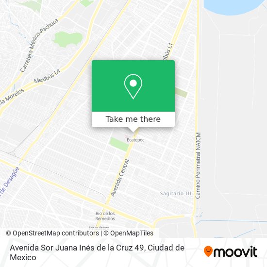 Avenida Sor Juana Inés de la Cruz 49 map