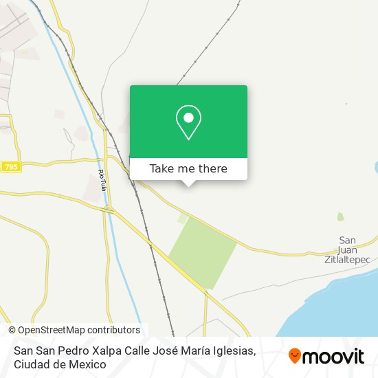 How to get to San San Pedro Xalpa Calle José María Iglesias in Huehuetoca  by Bus or Train?