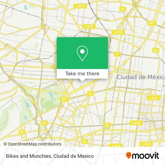 Bikes and Munchies map