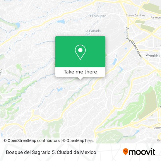Bosque del Sagrario 5 map