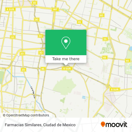 Farmacias Similares map