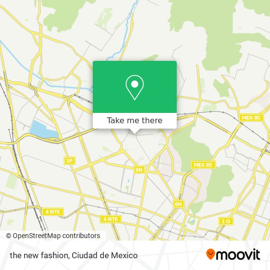 Mapa de the new fashion