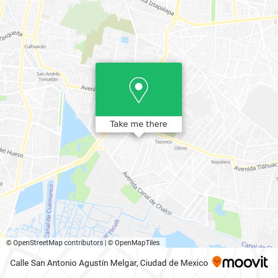 Mapa de Calle San Antonio Agustín Melgar