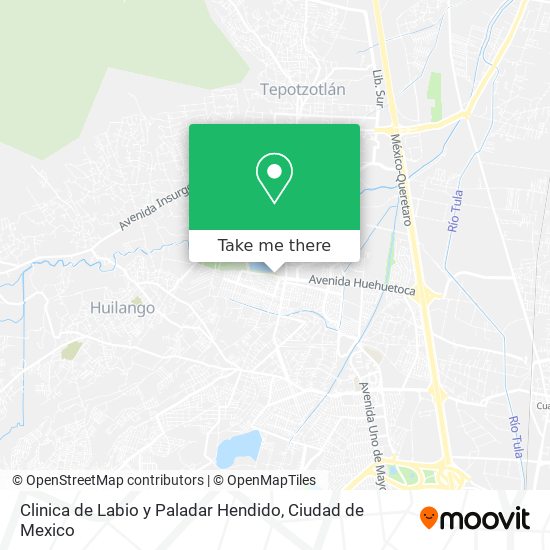 Clinica de Labio y Paladar Hendido map