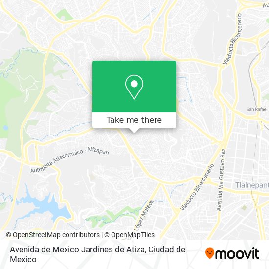 Avenida de México Jardines de Atiza map