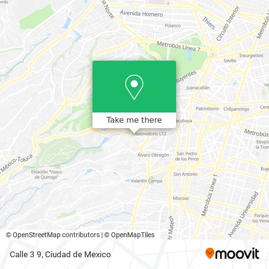 Mapa de Calle 3 9