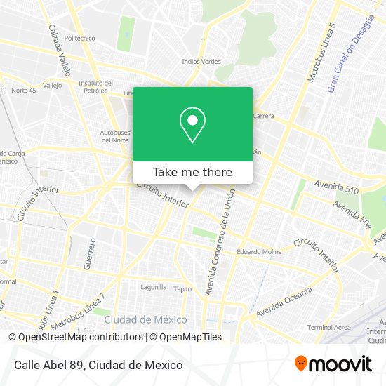 Calle Abel 89 map