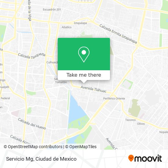 Mapa de Servicio Mg